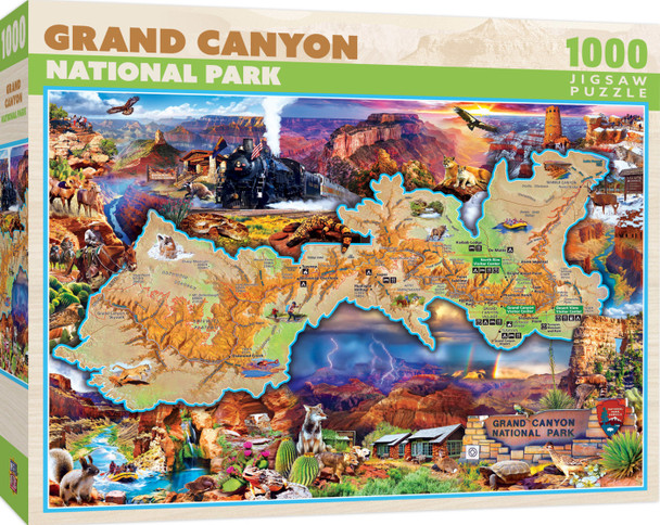 Puzzle Nationalparks Grand Canyon Master Pieces 72148 1000 Teile