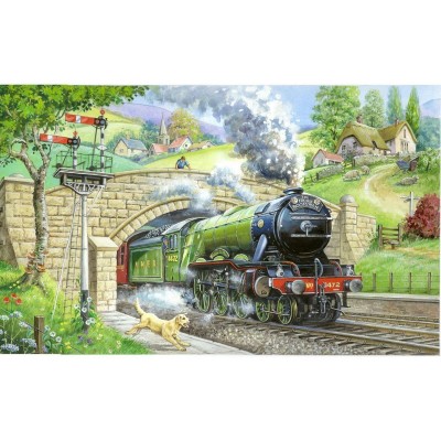 Puzzle The-House-of-Puzzles-1448 XXL Teile - Train Spotting