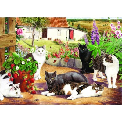 Puzzle The-House-of-Puzzles-1585 XXL Teile - Cool Cats