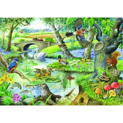 Puzzle The-House-of-Puzzles-1646 XXL Teile - Tales Of The River