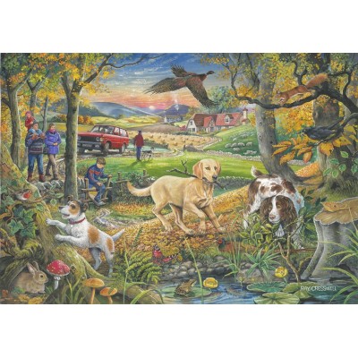 Puzzle The-House-of-Puzzles-2407 XXL Teile - Evening Walk