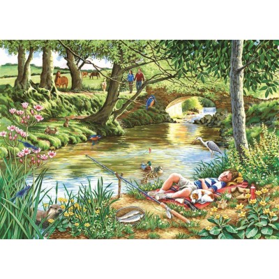 Puzzle The-House-of-Puzzles-2742 XXL Teile - Gone Fishing