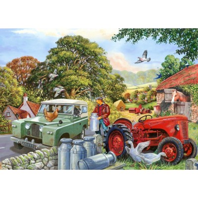 Puzzle The-House-of-Puzzles-4340 XXL Teile - Bob & His Dog
