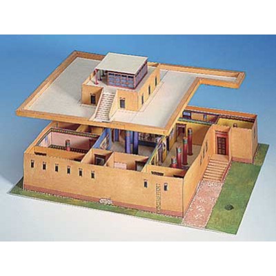 Puzzle Schreiber-Bogen-689 Kartonmodelbau: Ägyptisches Wohnhaus
