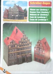 Puzzle Schreiber-Bogen-72409 Kartonmodelbau: Zwei Häuser aus Lüneburg I