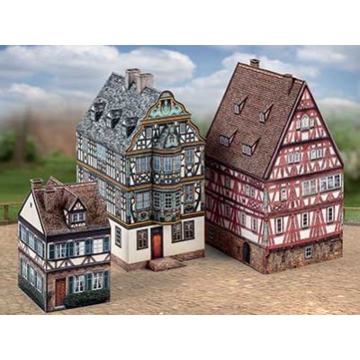 Puzzle Schreiber-Bogen-774 Kartonmodelbau: Altstadt-Set 8