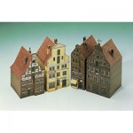   Kartonmodelbau: 4 Häuser aus Lüneburg II