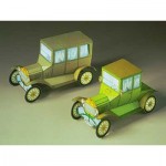   Kartonmodelbau: Zwei Ford Oldtimer Modell T
