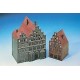 Kartonmodelbau: Zwei Häuser aus Lüneburg I