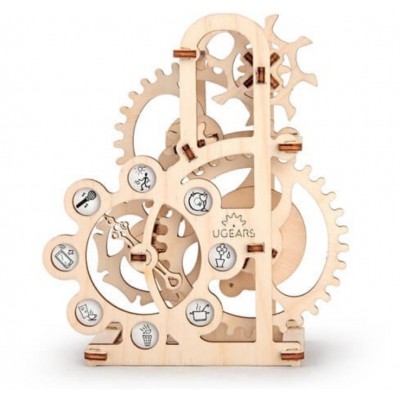Ugears-12015 3D Holzpuzzle - Dynamometer