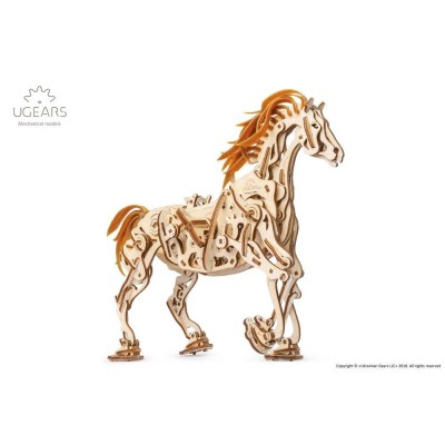 Ugears-12088 3D Holzpuzzle - Pferd