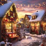 Puzzle   Christmas House