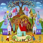 Puzzle  Alipson-Puzzle-F-50243 Magischer Gemeinschaftsgarten