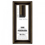   1000 Teile Panoramic Puzzlerahmen - Schwarz - 4,3 cm