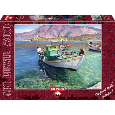 Puzzle Art-Puzzle-4186 Boat: Panormitis