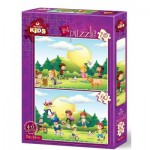  Art-Puzzle-4497 2 Puzzles - Kinder