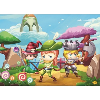 Puzzle Art-Puzzle-4501 XXL Teile - Die Kleinen Helden