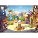 Puzzle  Art-Puzzle-4507 The Kitty Town
