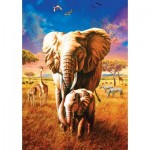 Puzzle  Art-Puzzle-5204 Mother Elephant
