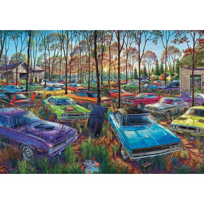 Puzzle Art-Puzzle-5269 Auto Graveyard