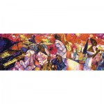 Puzzle  Art-Puzzle-5352 Panorama - Die Farben des Jazz