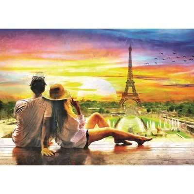 Puzzle Art-Puzzle-5382 Romance in the Sunset