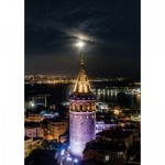   Neon Puzzle - Galata Tower