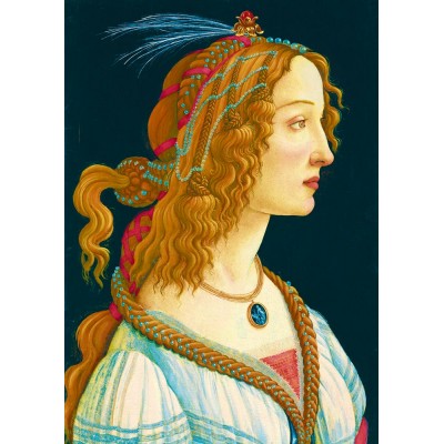 Puzzle Art-by-Bluebird-60023 Sandro Botticelli - Idealized Portrait of a Lady, 1480