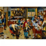 Puzzle  Art-by-Bluebird-60085 Pieter Brueghel the Younger - The Tax-collector's Office, 1615