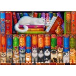 Puzzle   Cat Bookshelf