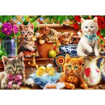 Puzzle  Bluebird-Puzzle-F-90065 Kittens in the Potting Shed
