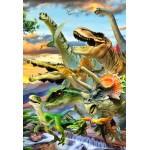 Puzzle  Bluebird-Puzzle-F-90088 Dino Sunset