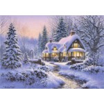 Puzzle  Bluebird-Puzzle-F-90109 Winter's Blanket Wouldbie Cottage