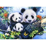 Puzzle  Bluebird-Puzzle-F-90154 Panda Family