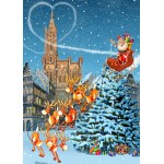 Puzzle  Bluebird-Puzzle-F-90410 François Ruyer - Cathédrale de Strasbourg à Noël