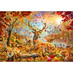 Puzzle  Bluebird-Puzzle-F-90819 Animals In the Fall