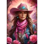 Puzzle  Bluebird-Puzzle-F-90928 Pink Cowgirl