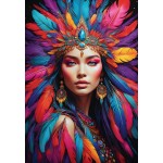 Puzzle  Bluebird-Puzzle-F-90929 Indian Beauty
