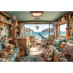 Puzzle  Bluebird-Puzzle-F-91012 Camping Küste