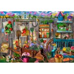 Puzzle  Bluebird-Puzzle-F-91017 Gartengeräte Zaun