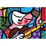 Puzzle   Romero Britto - Girl with guitar