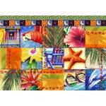 Puzzle   Tropical Quilt Mosaic