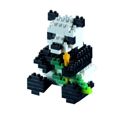 Brixies-57841 Nano Puzzle 3D - Panda Bär