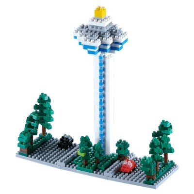 Brixies-58220 Nano 3D Puzzle - Changi Airport Tower (Level 3)