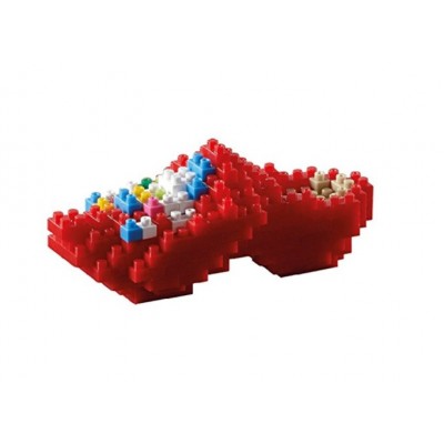 Brixies-58657 Nano 3D Puzzle - Klompen (Level 3)