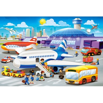 Puzzle Castorland-040223 XXL Teile - A Day at the Airport