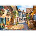 Puzzle  Castorland-103744 Rue de Village