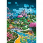Puzzle  Castorland-105243 Cinderellas Schloss