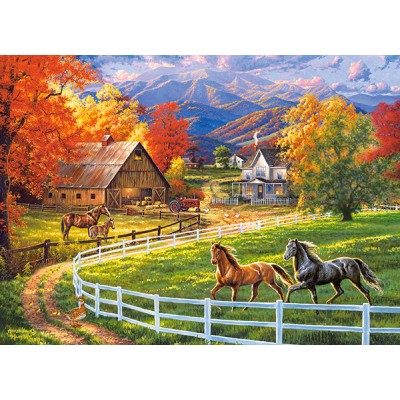 Puzzle Castorland-222124 Horse Valley Farm