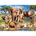 Puzzle  Castorland-222155 Savanna Animals